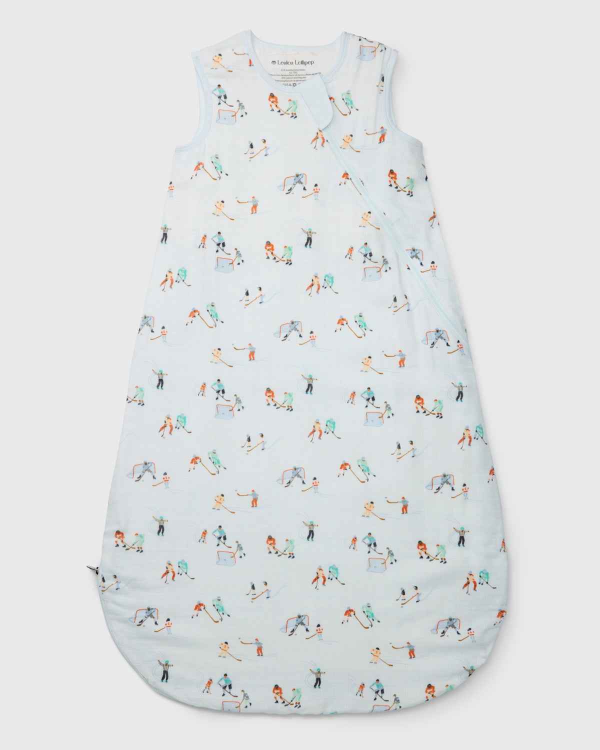 Baby Bamboo Muslin Sleep Sack 0.5 TOG - Ice Hockey