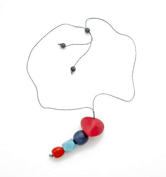 Mixed Shape Pendant Necklace