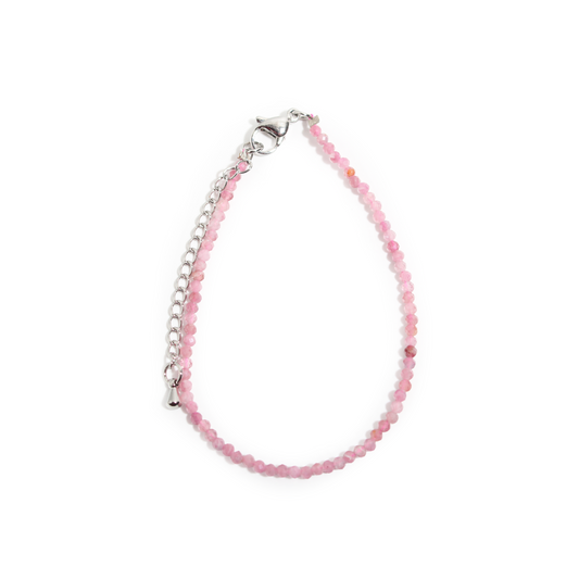 Pink Tourmaline Bracelet - 2-3mm