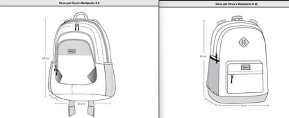 Kids Backpack Smiley Face Girl