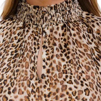 Blouse imprimée léopard