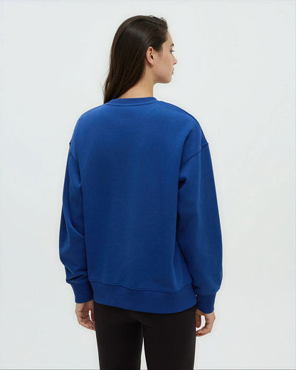 Haiti-Stickerei, lockeres Crew Neck