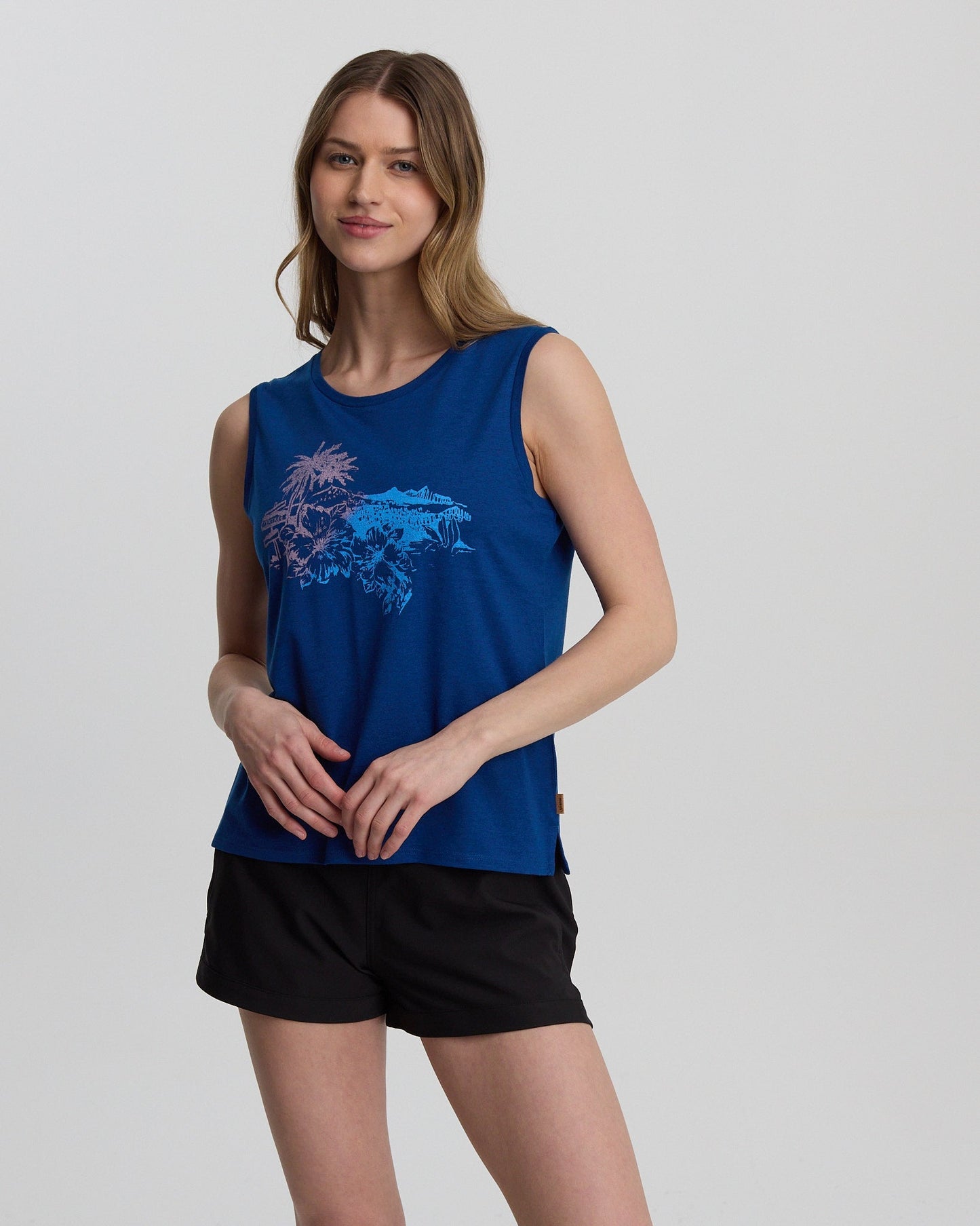 Haitianischer Hibiskus Tanktop