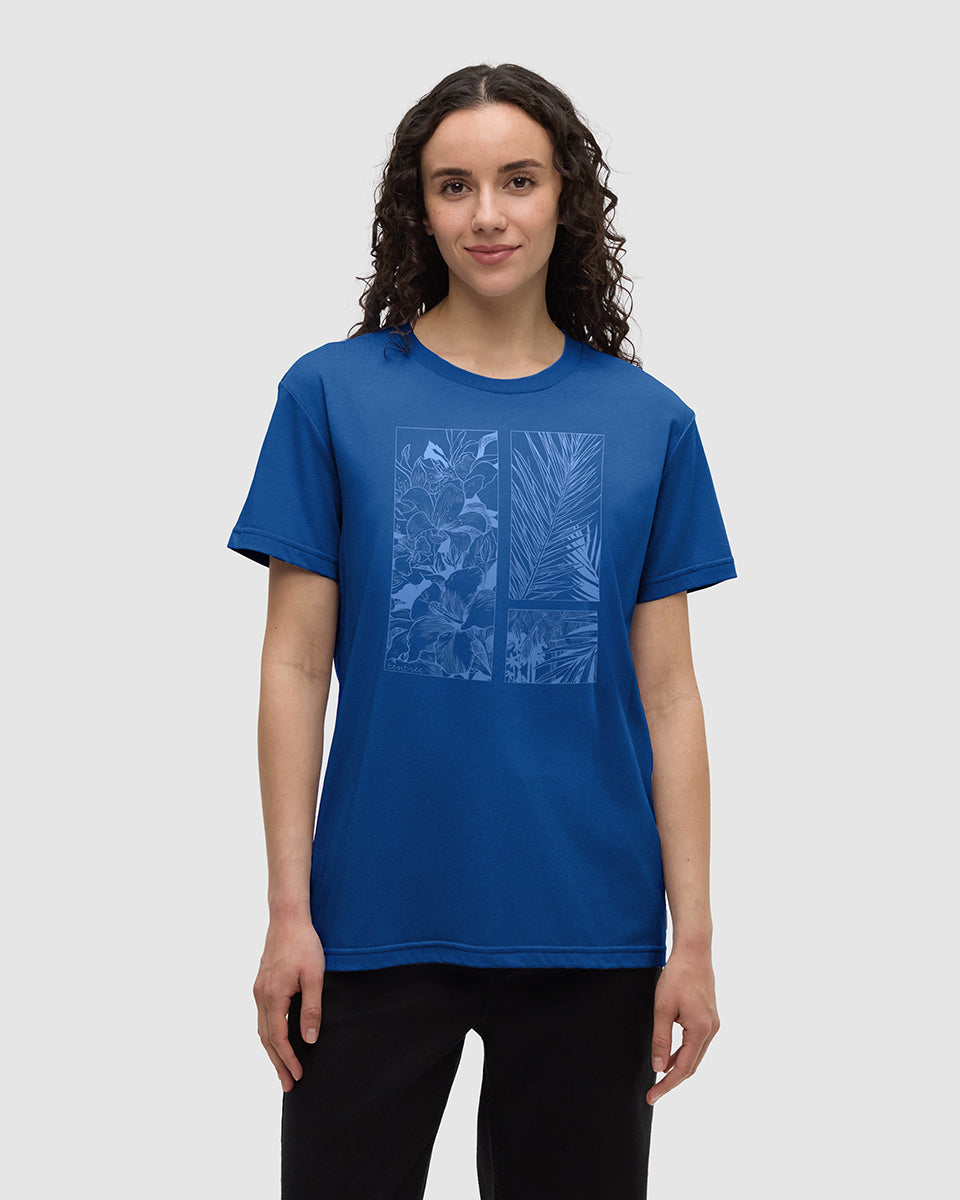 Gerahmtes Haitian Bloom T-Shirt
