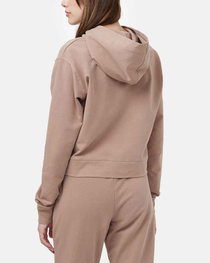 French Terry Cropped Hoodie