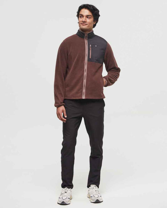 Recycled MicroFleece Contrast Full Zip