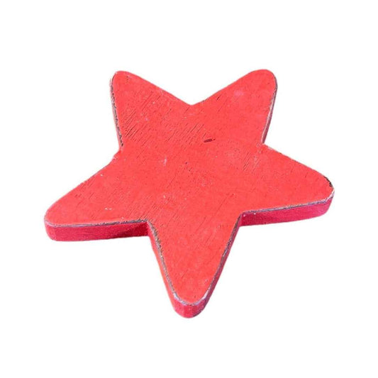 Wooden Flat Star Decoration