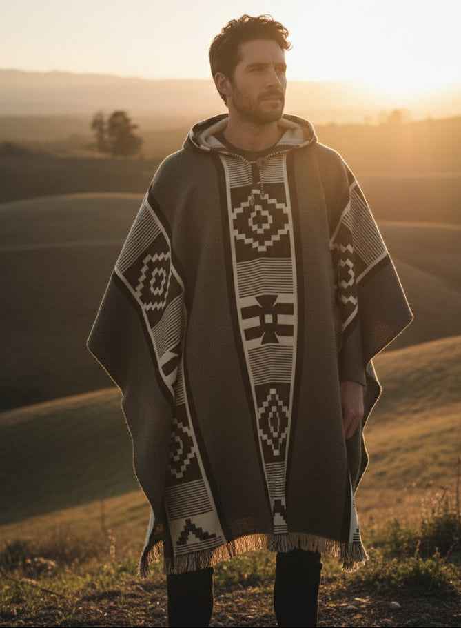 Symmetry HandMade Wool Poncho