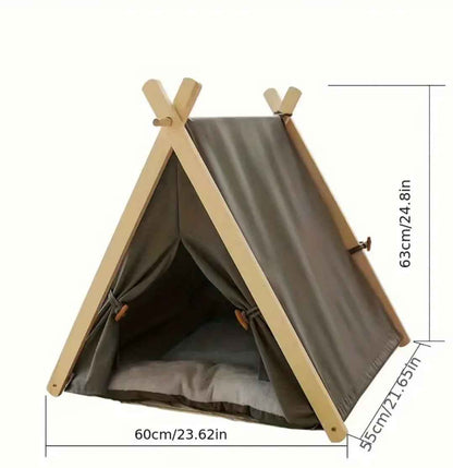 Nordic Dog Tent Bed | Enclosed Pet Hideaway Bed