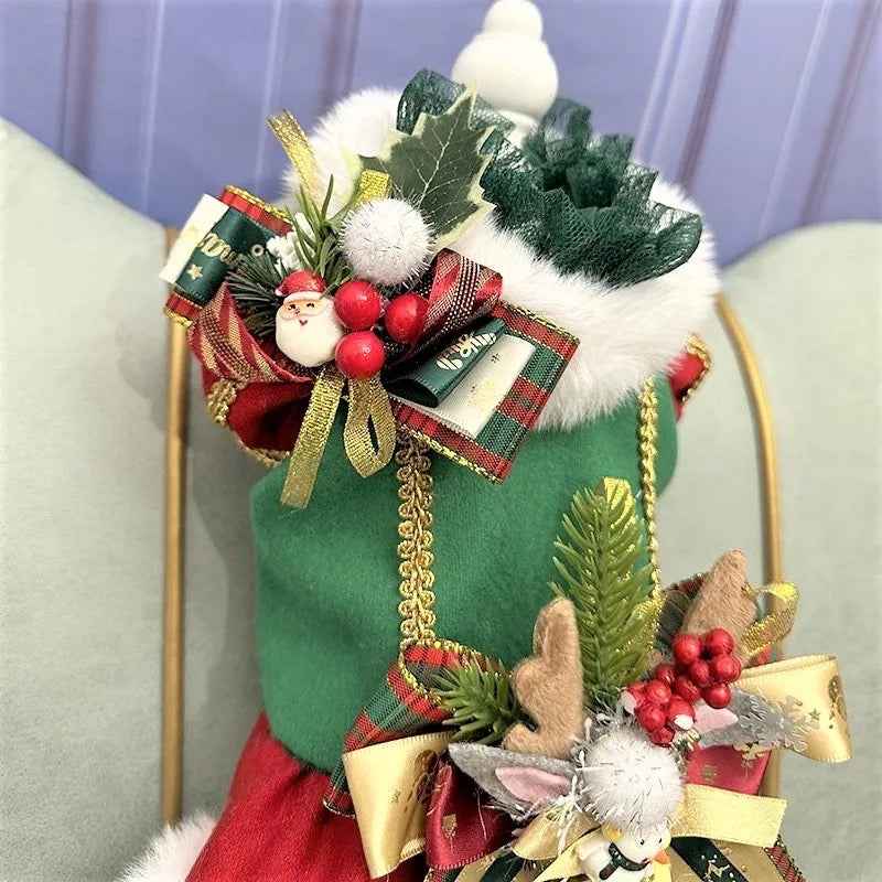 Oh Christmas Tree Holiday Dog Dress | Festive Occasion Dog Outfit