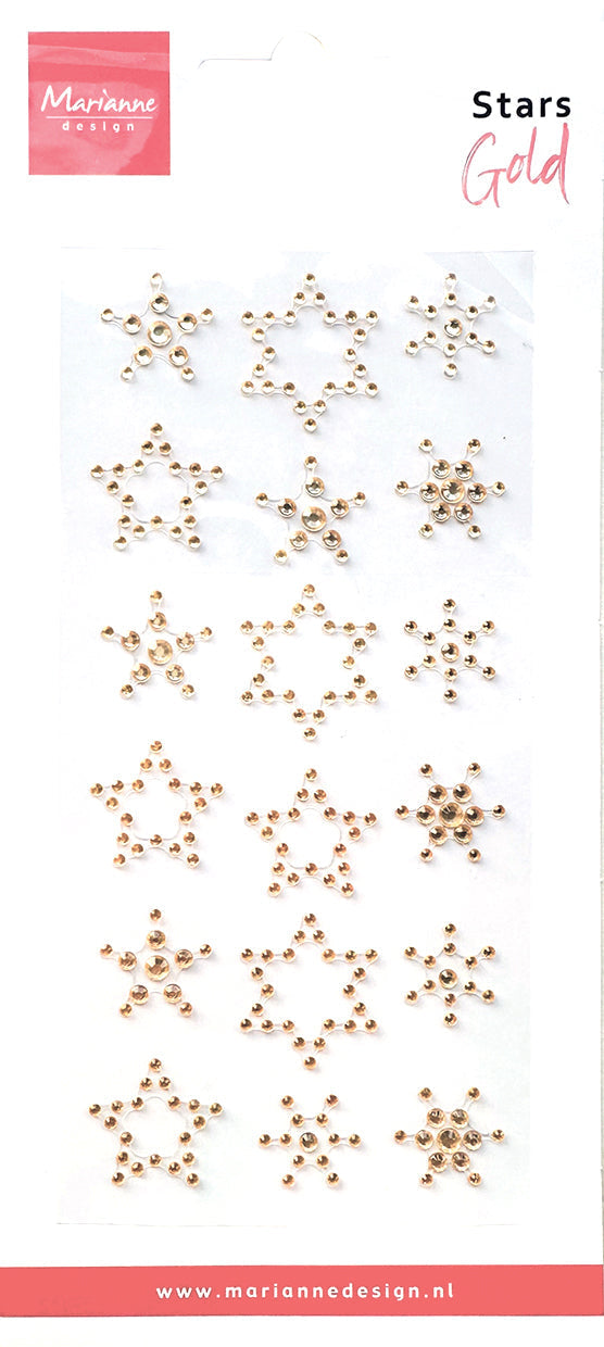 Marianne Design Stars - Rhinestones Gold