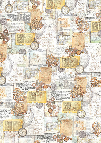 Vellum Wizard Academy Paper Patterns A4 6/Pkg