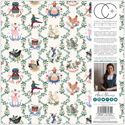 Craft Consortium 12 Days Of Christmas - 12x12 Paper Pad