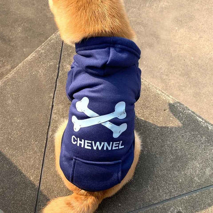 Coco Chewnel Bone Dog Hoodie | Dog Hoodie
