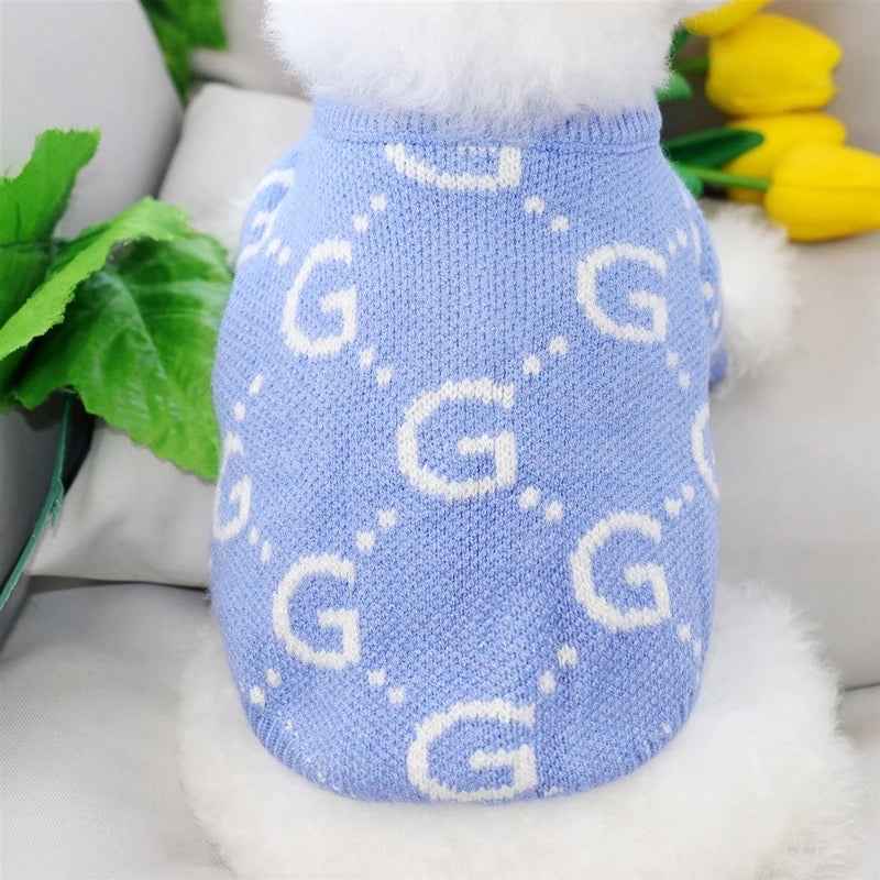 GiGi Sweater – Luxury Knit Streetwear for Dogs
