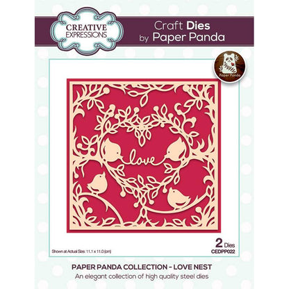 Paper Panda Love Nest Craft Die