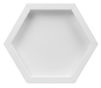 CrafTreat 3D Fold Shapes - Frames White - Assorted Shapes 6pcs
