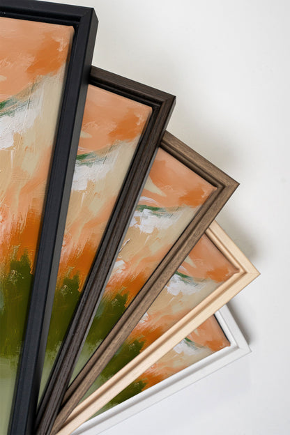 PEACHY FLOW, Werk auf gespannter Leinwand