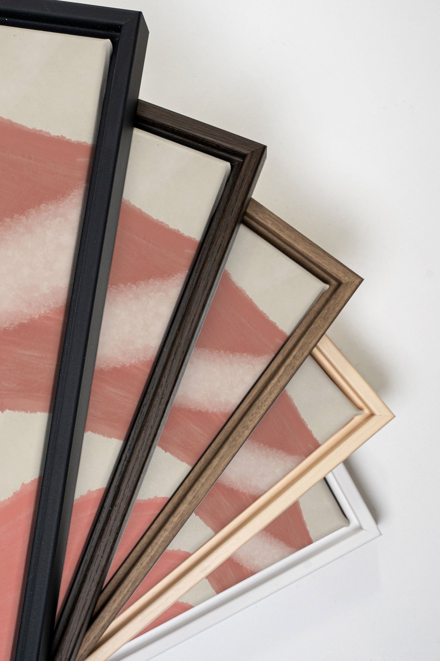 ROSIGER GLANZ, Werk auf gespannter Leinwand