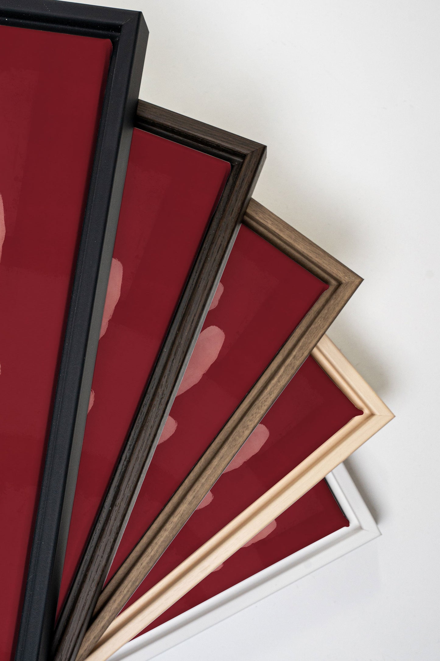 ROTE KIRSCHBLÜTE, Werk auf gespannter Leinwand