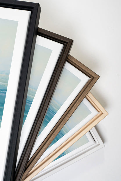 AZURE HORIZON, Werk auf gespannter Leinwand