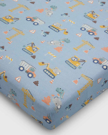 Muslin Fitted Crib Sheet - Tiny Engineers