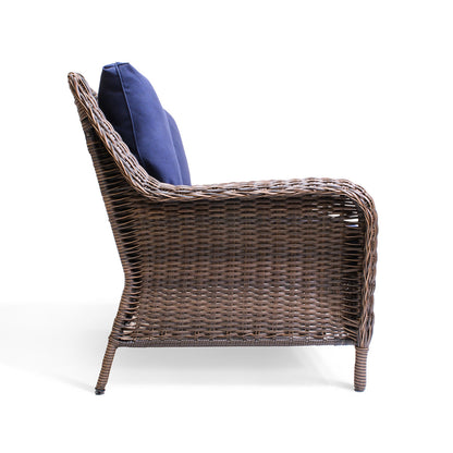 Cambridge Wicker Outdoor Loveseat - AURABAGS SHOP
