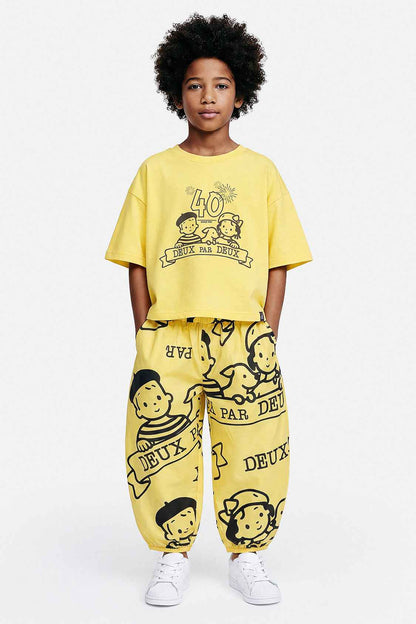 40Th Anniversary Graphic T-Shirt Honey Yellow