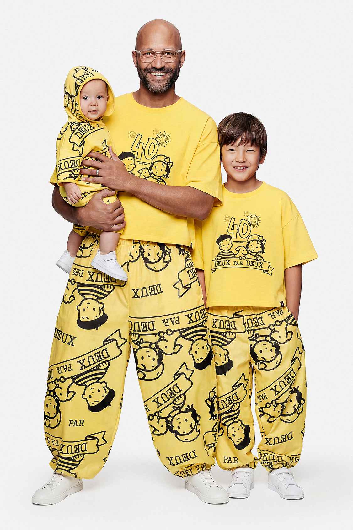40Th Anniversary Printed Poplin Pant Honey Yellow