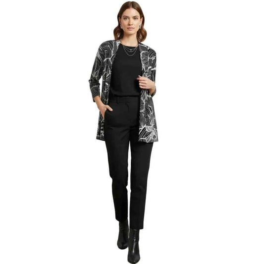 Cardigan blanc et noir
