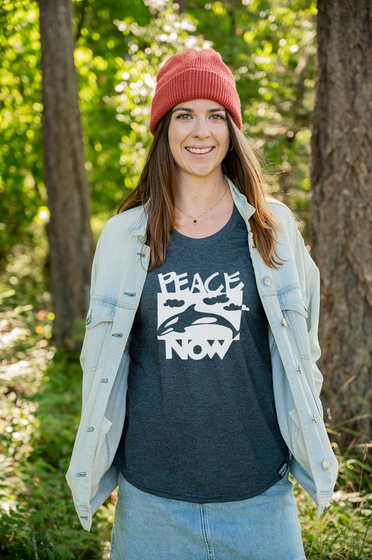 PEACE NOW - Women's Eco Tee