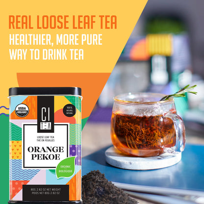 Organic Orange Pekoe Black Loose Leaf Tea