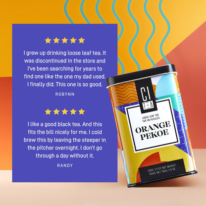 Earl Grey and Orange Pekoe Loose Leaf Black Tea