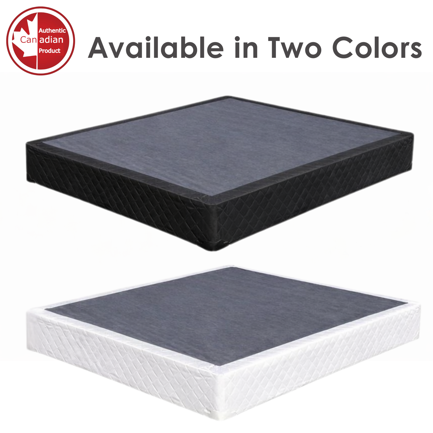 UltraFlex® EasySleep Mattress and BoxSpring Set - Canadian-Made Medium Firm Gel Infused Reversible Comfort With Pressure Relief, Cooling Technology, Bamboo Cover, CertiPUR-US® Certified Foam Eco-Friendly Mattress (Made in Canada)