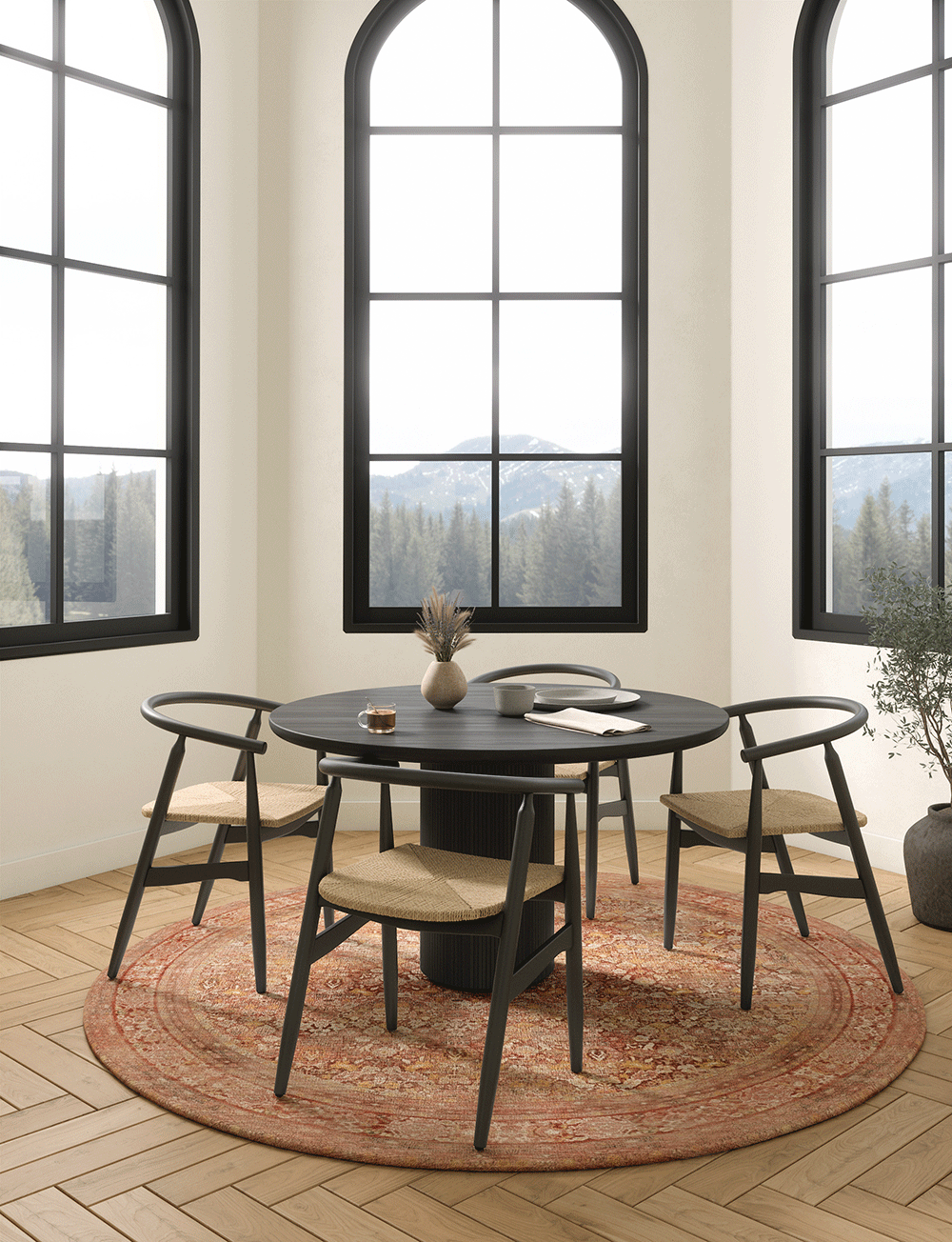 Copera Orange Multi-Teppich