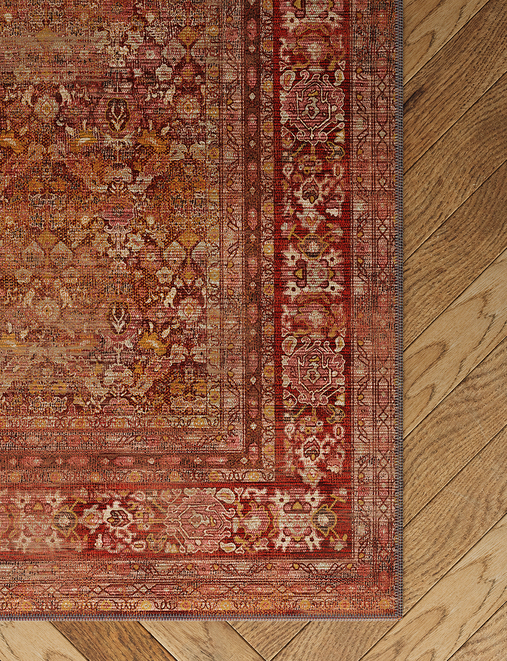 Copera Orange Multi-Teppich