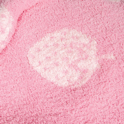 Cotton Candy Strawberry Print Toddler Blanket