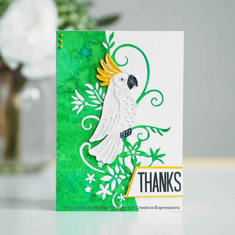 Paper Cuts Edger Charming Parrot Craft Die