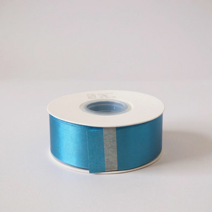 Satin Ribbon Double Face-Blue #328- 3.8 cm Wide