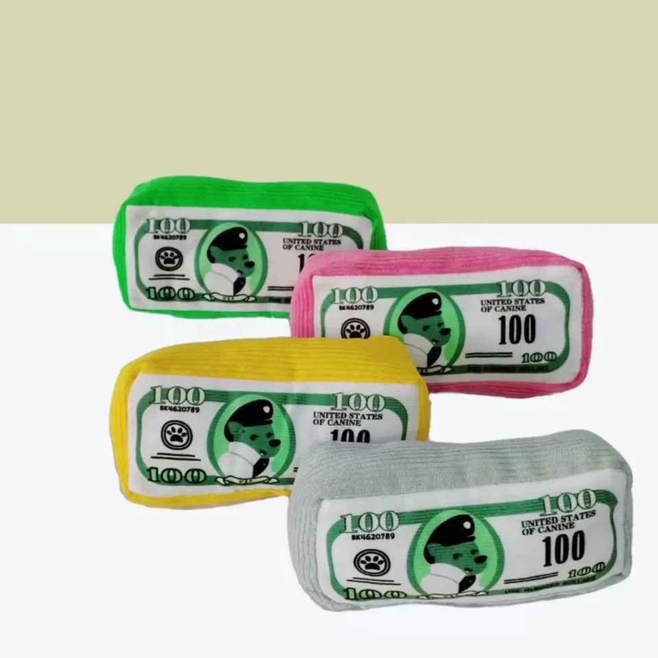 Dolla Bills Toy – Plush Dog Toy