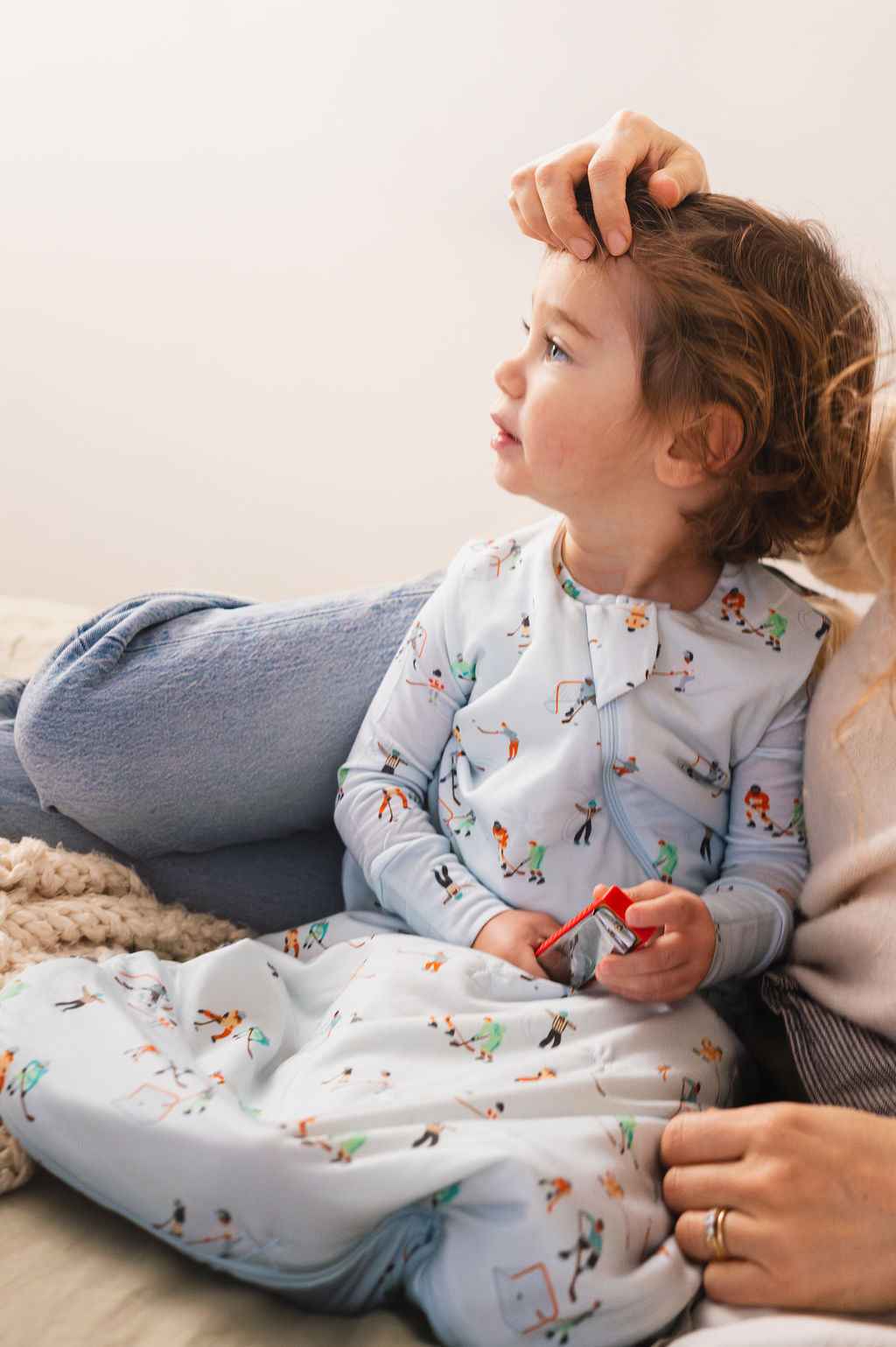 Baby Sleep Sack TENCEL™ 1.0 TOG - Ice Hockey