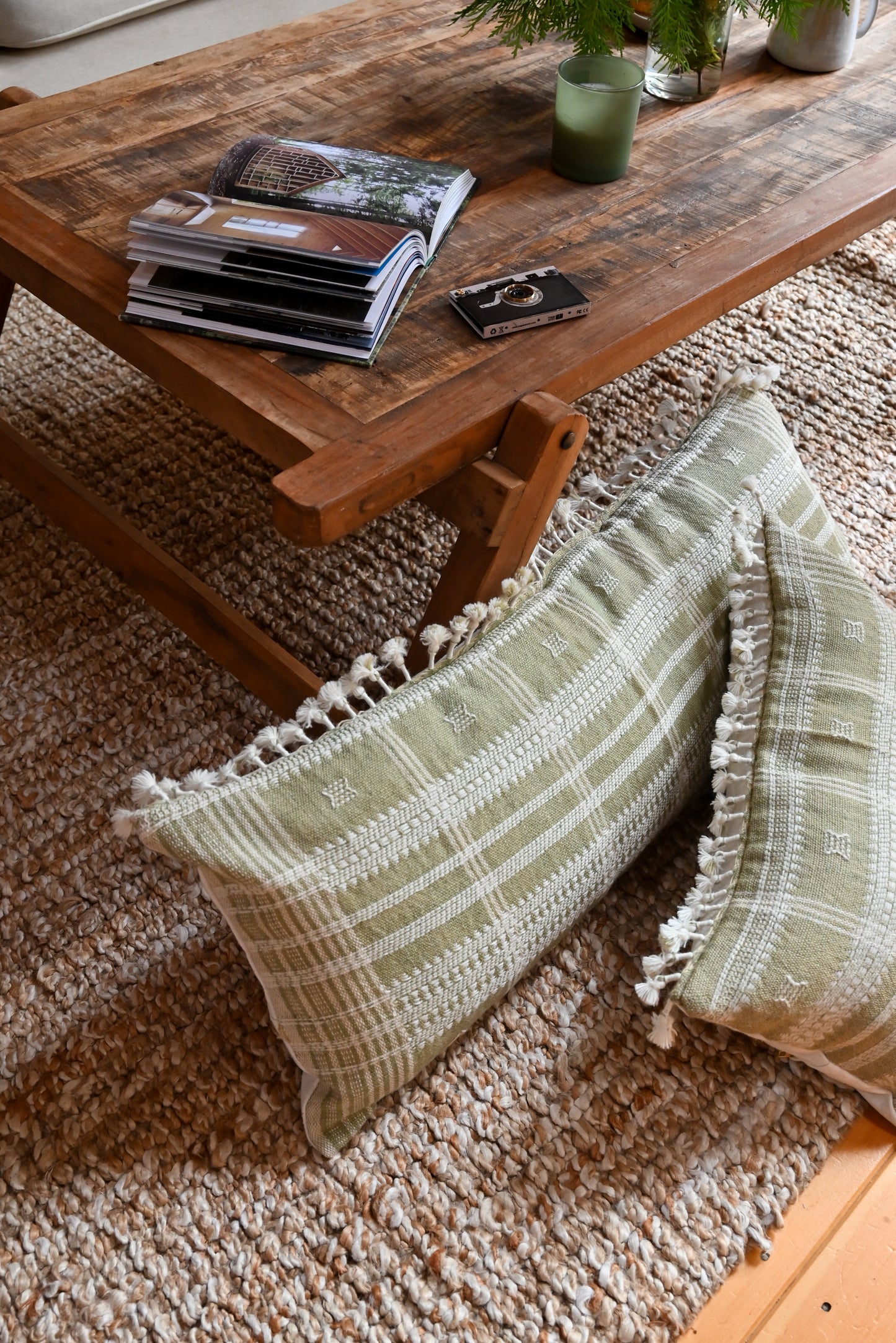 BHUJODI PILLOW COVER - NATURAL