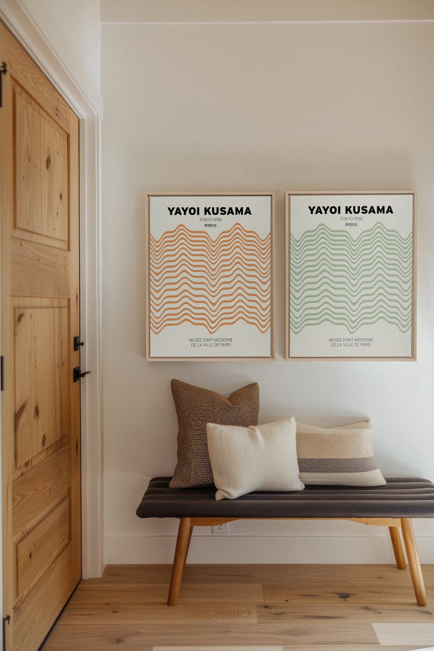 KOMBI YAYOI (2 Werke auf Leinwand, auf Keilrahmen gespannt)
