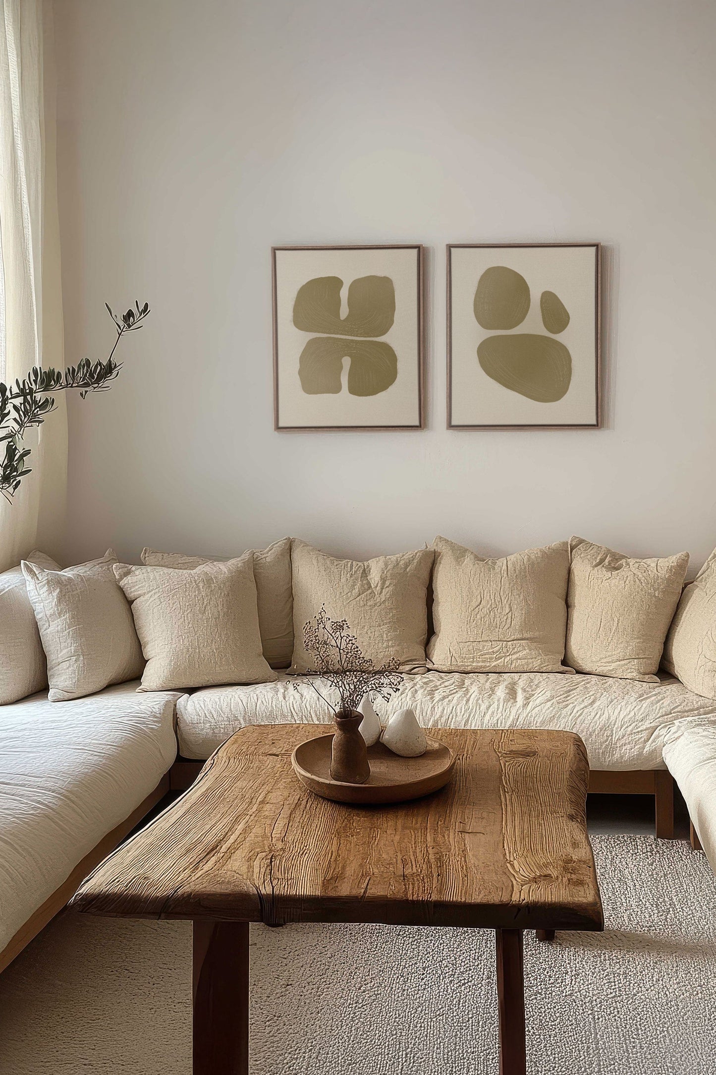 KOMBINIEREN SIE MIT IHREM INTERIEUR (2 Kunstwerke auf Keilrahmen)