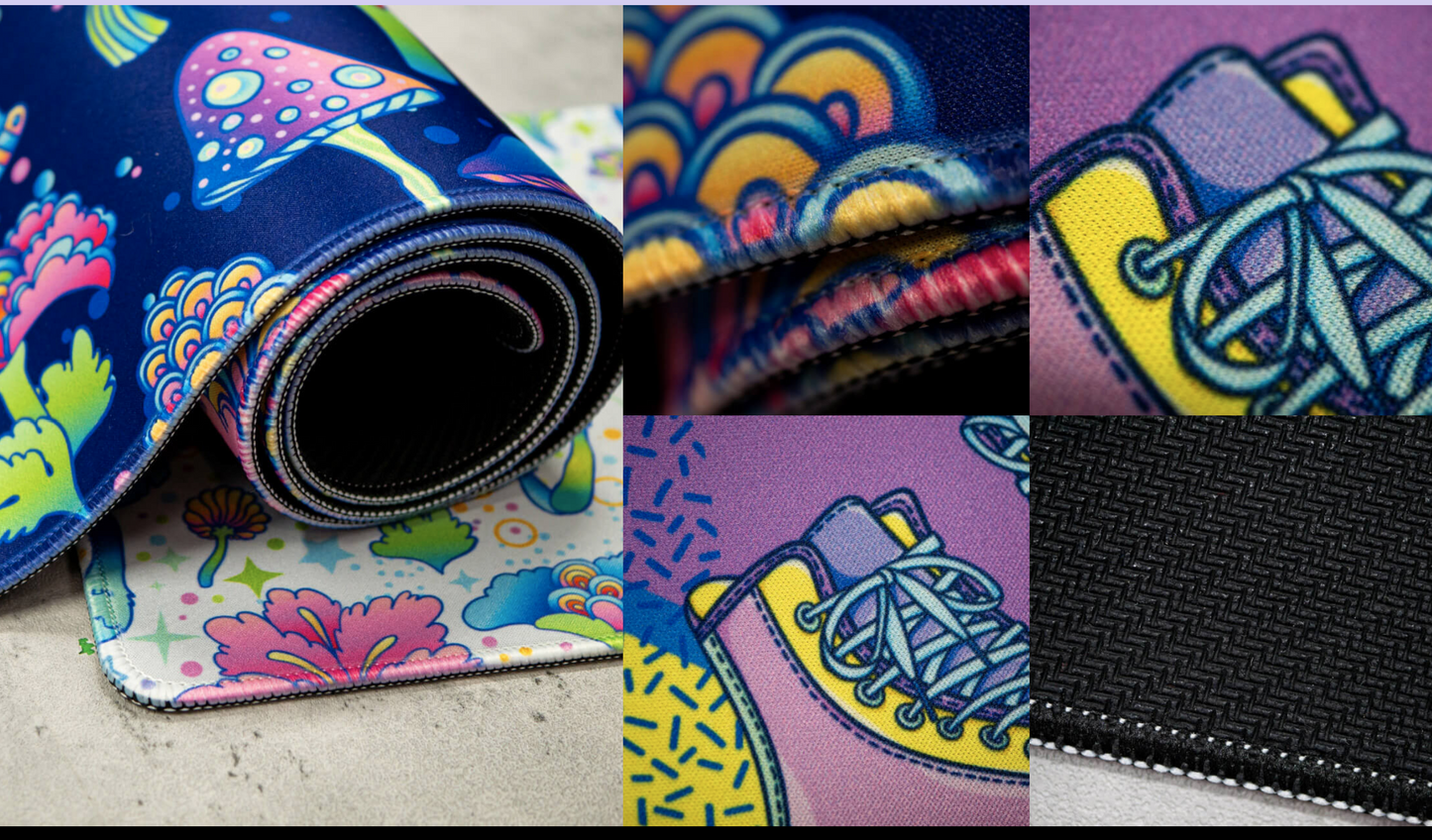 Small | Desk Mat | Fiddleheads