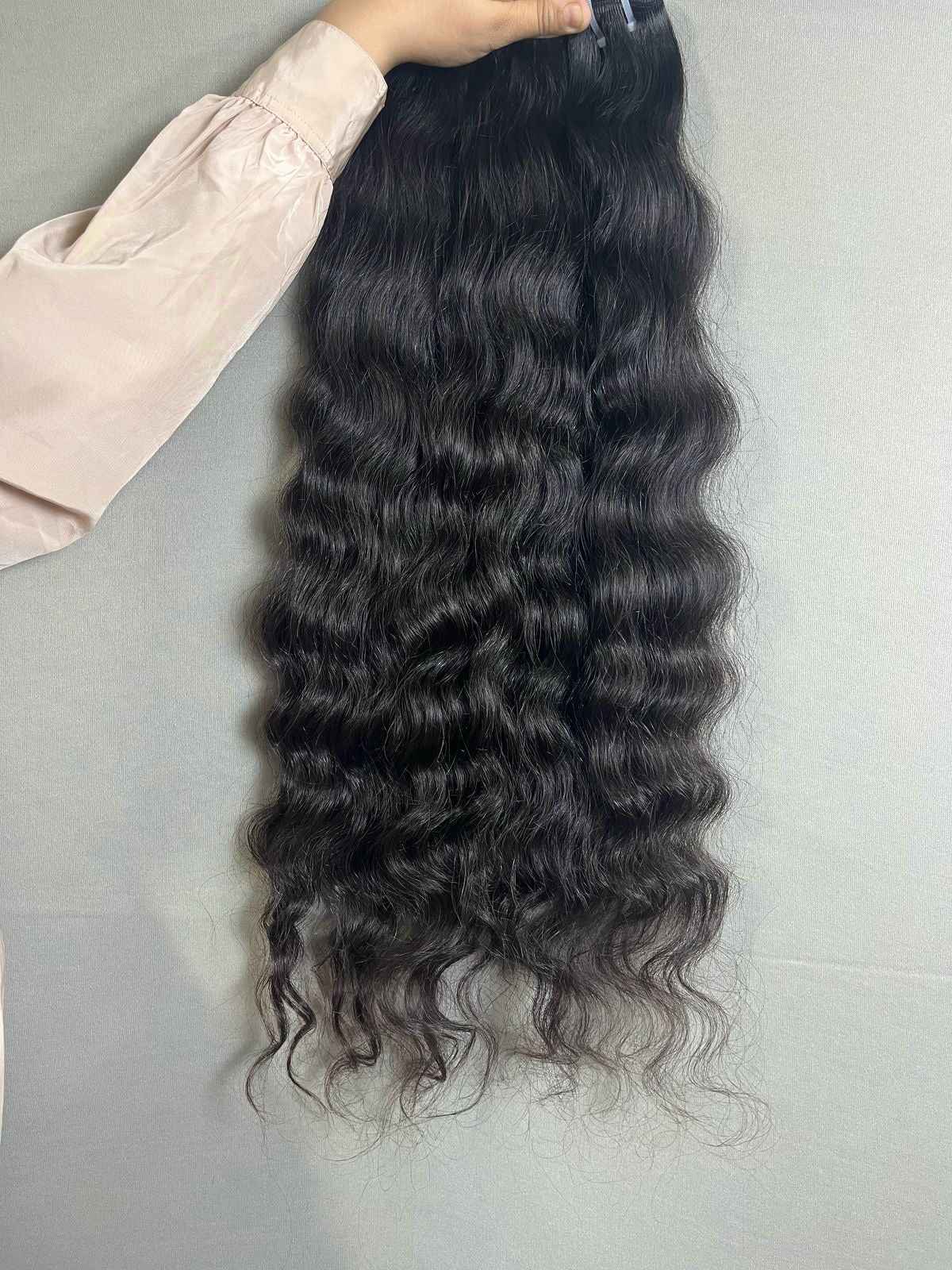 Indian Raw Curly Human Hair Bundles   "“ 100% Unprocessed & Natural