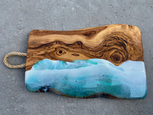 Olive Wood Charcuterie Board - AURABAGS SHOP