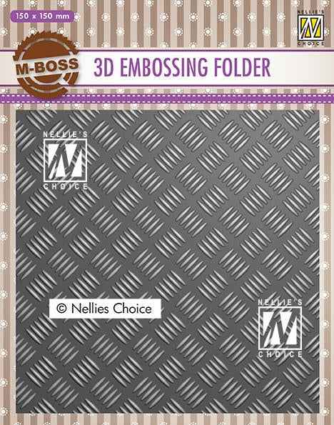 3D Embossing Folders Strip Pattern 1