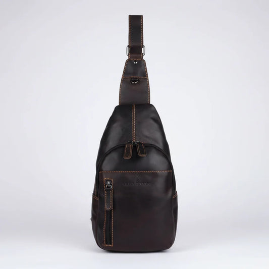 Greenwood Leather Crossbody Chest Bag