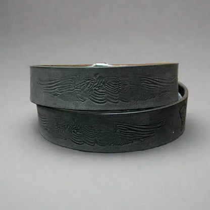 Engine Eagle Removable Buckle Leather Belt